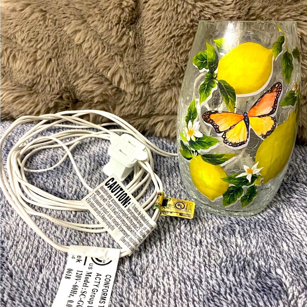 5” Lighted “Butterfly in Garden” Tabletop Decoration.